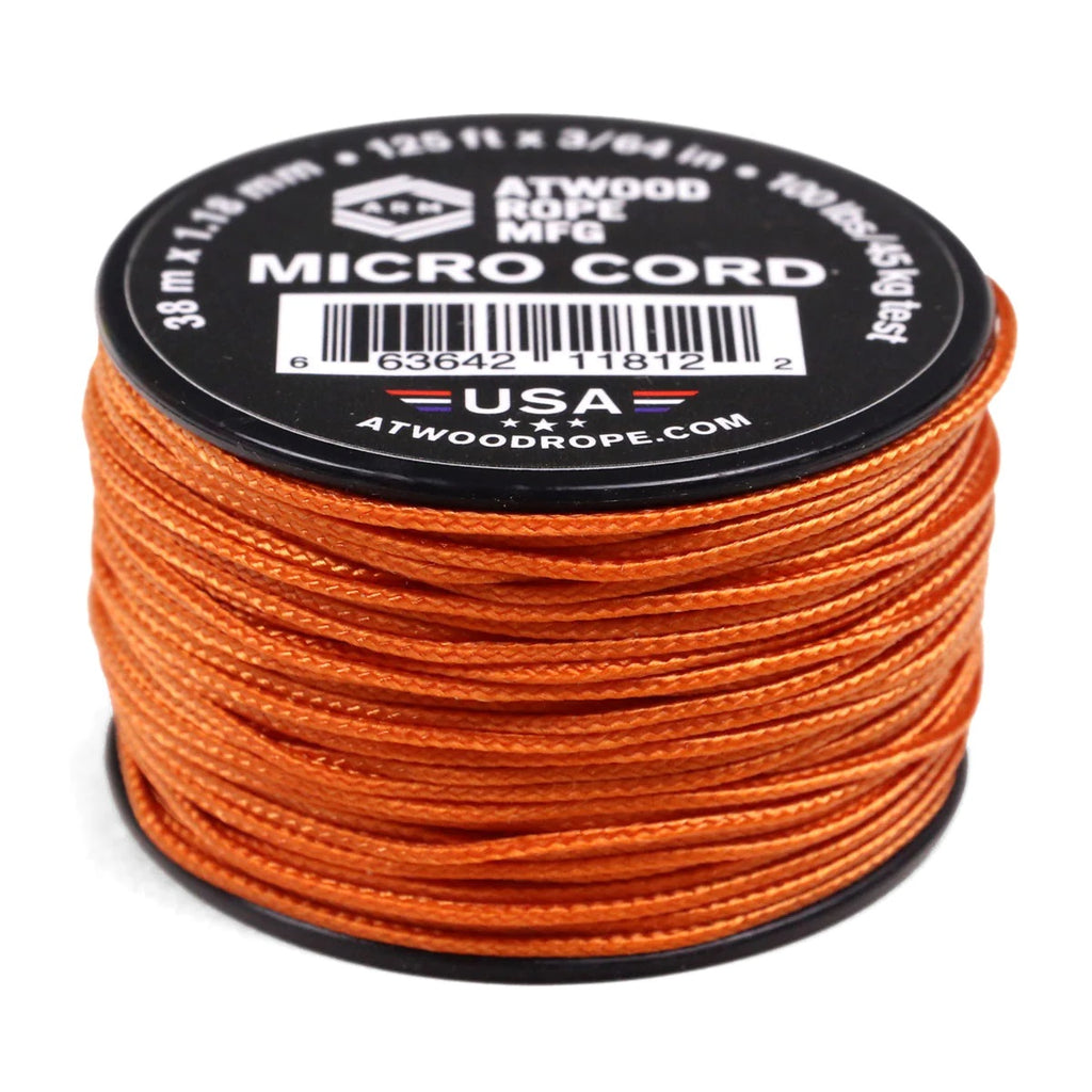 Atwood Rope 1.18mm Micro Cord - Burnt Orange