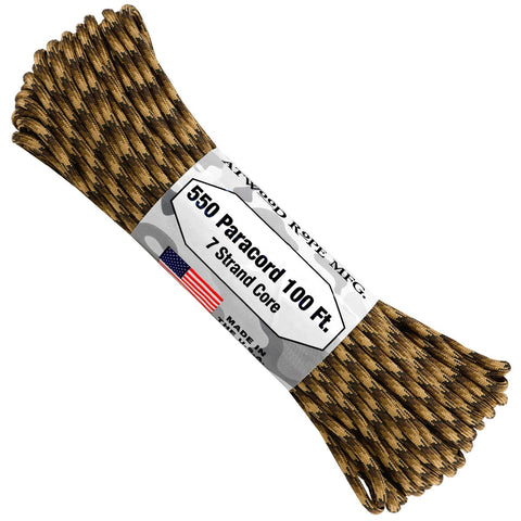 Atwood Rope MFG. 550 Paracord - FDE Camo