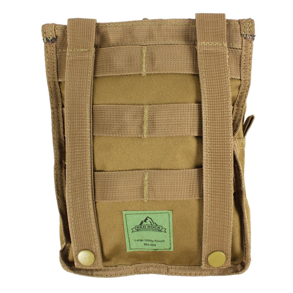 Red Rock Outdoor Gear Large MOLLE Utility Pouch Coyote