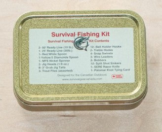Dr.Fish 25pcs Pocket Reel Survival Fishing Kit