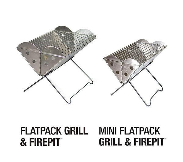 Flat Pack Grill and Fire Pit - Survival Gear Canada