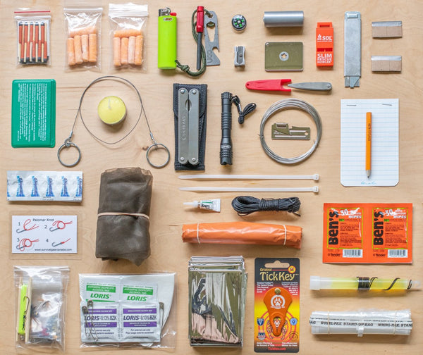 Ultimate Wilderness Survival Kit Contents