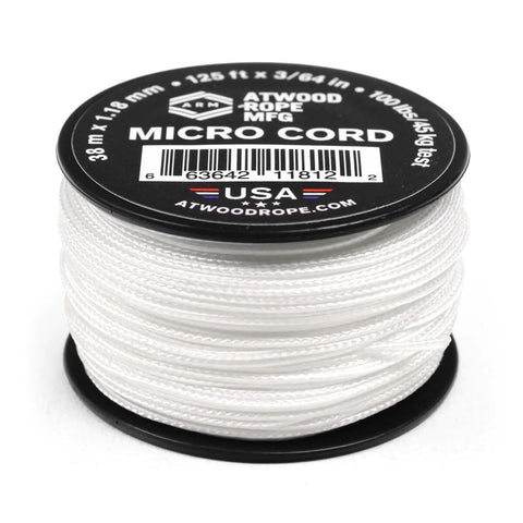 Atwood Rope 1.18mm Micro Cord - White