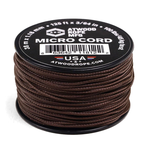 Atwood Rope 1.18mm Micro Cord - Brown
