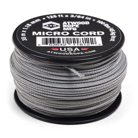 Atwood Rope 1.18mm Micro Cord - Grey