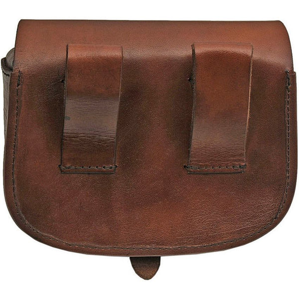 Leather Cross Strap Bush Craft Belt Bag