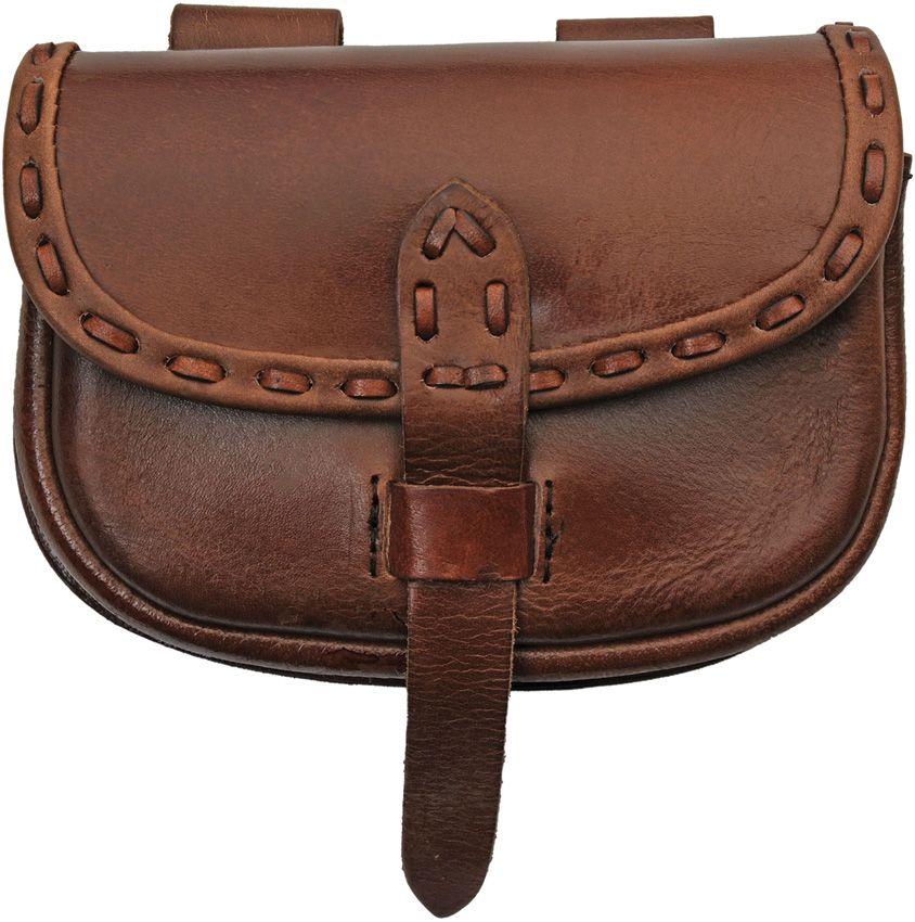 Leather Bush Craft Belt Bag Stitched
