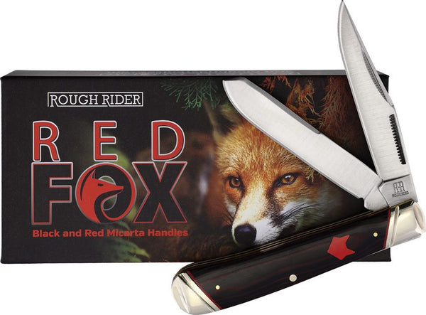 ROUGH RYDER Red Fox Trapper Pocket Knife RR2292