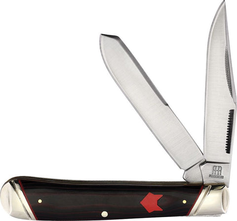 ROUGH RYDER Red Fox Trapper Pocket Knife RR2292