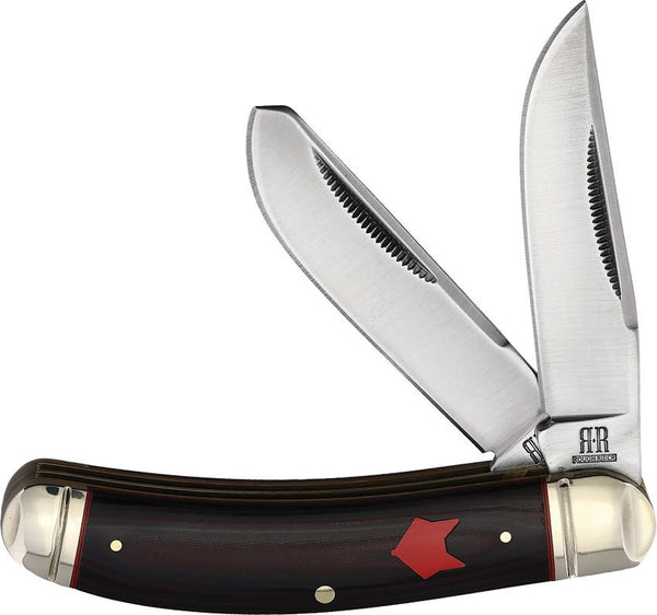 Rough Ryder Red Fox Sowbelly Trapper Folding Knife