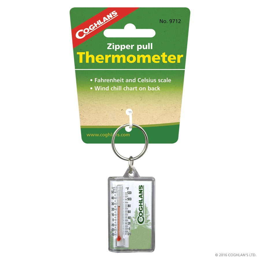Zipper Pull Thermometer - Survival Gear Canada