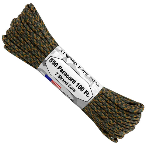 Atwood Rope MFG. 550 Paracord - M Camouflage – Survival Gear Canada