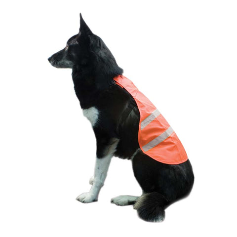 Blaze Orange Safety Vest for Dogs