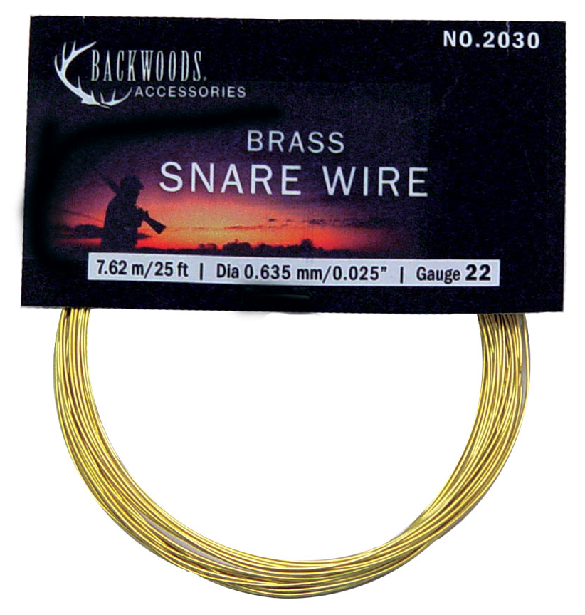 Brass Snare Wire 22G – Survival Gear Canada
