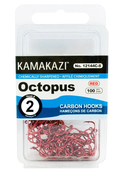 Kamakazi Red Octopus Hooks - Survival Gear Canada