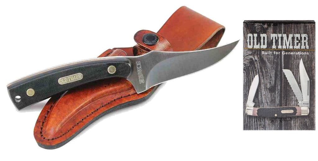 Schrade Old Timer® Large Sharpfinger Full Tang Fixed Blade Knife