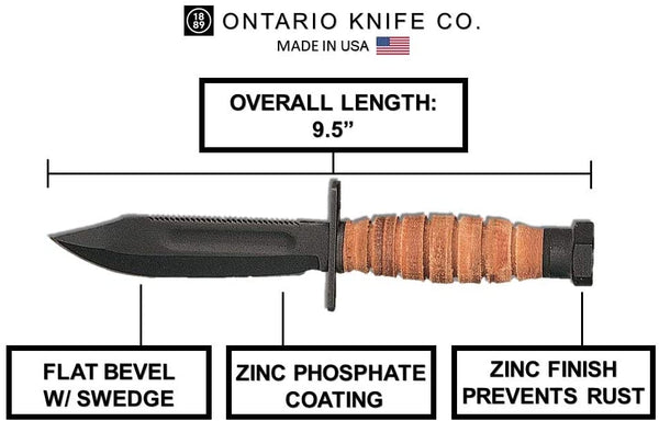 OKC Air Force Survival Knife