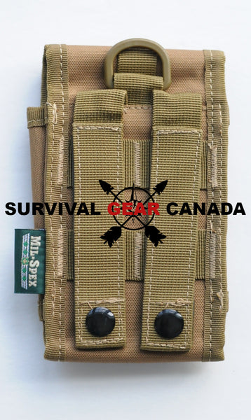 Military Tactical Phone Accessory Case Coyote