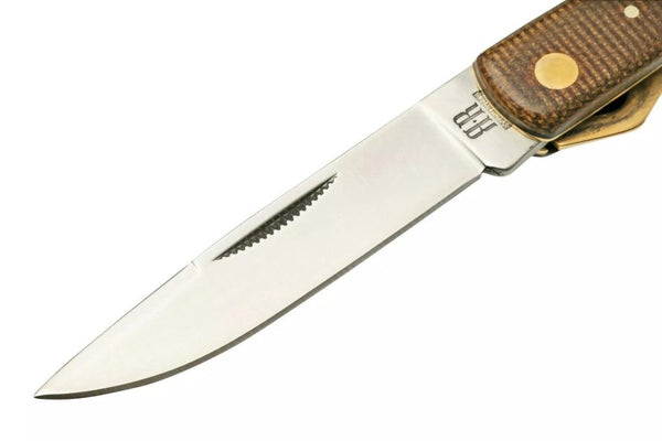 Rough Ryder RR2333 Small Work Knife Tater Skin Brown Burlap