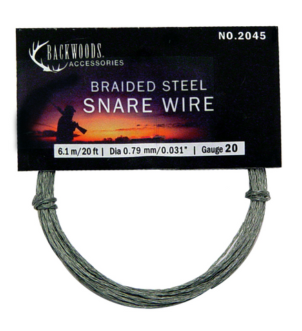 Braided Stainless Steel Snare Wire 20G - Survival Gear Canada