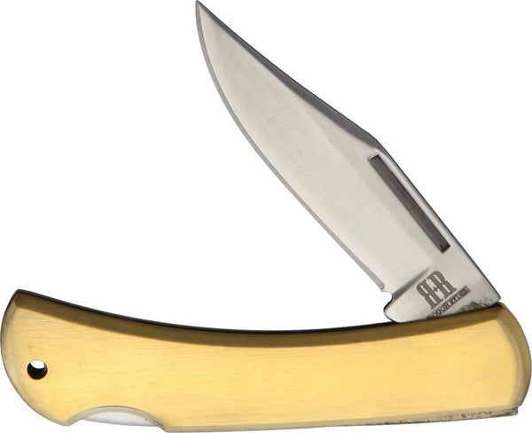 Rough Ryder RR1978 Large Brass Lock Back Knife