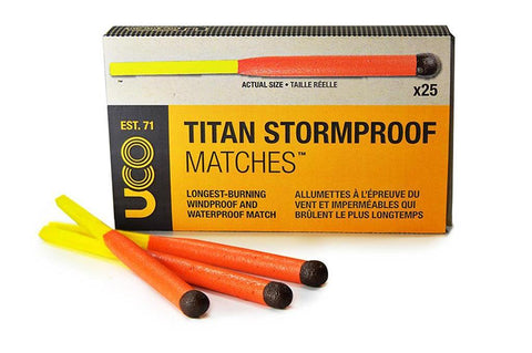 Titan Stormproof Matches (25PK) - Survival Gear Canada