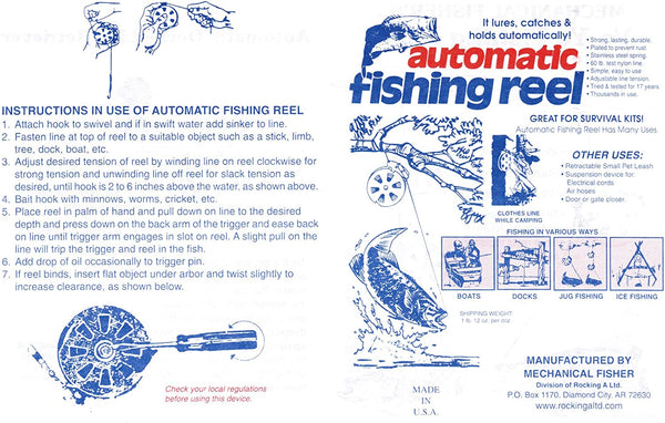 Mechanical Fisher – Yo-Yo Fishing Reel 