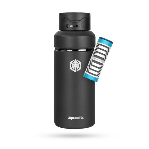Aquamira SHIFT 32oz Filter Bottle (Black)