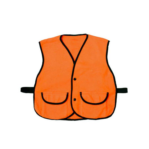 Kids Blaze Orange Fleece Safety Vest - Survival Gear Canada