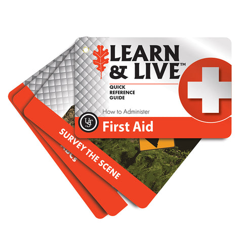 Learn & Live First Aid Cards - Survival Gear Canada