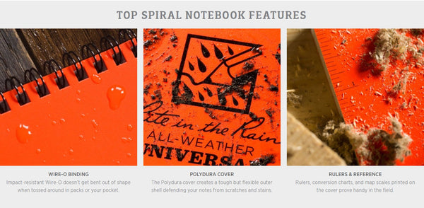 Rite In The Rain Top-Spiral 4x6 Notebook  