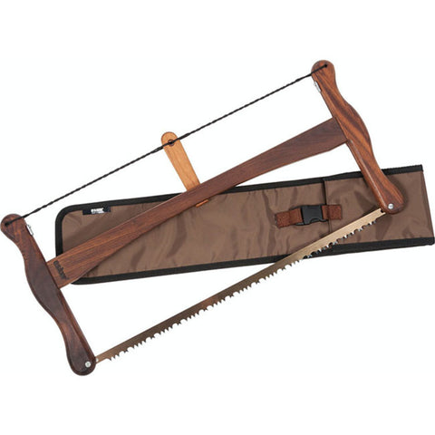 Esker 24" Walnut Folding Bucksaw with Carry  Bag